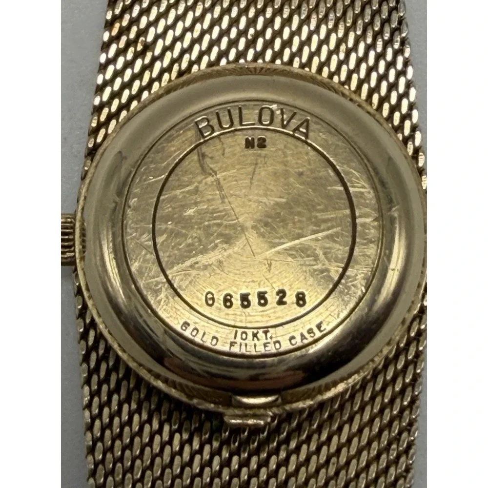 Bulova Accutron 10K Gold Filled New Battery N2 Vintage 1972 Watch 25MM‎ 7